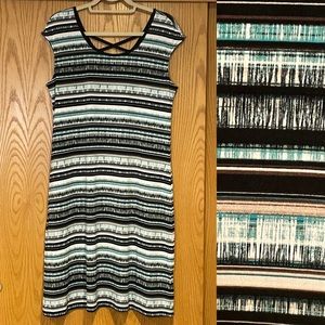 Christopher & Banks cap sleeve dress, Sz M